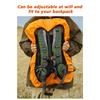 Water-proof Backpack Cover Rainproof Backpack Rain Cover with Reflective Strip for Hiking Camping Orange XL
