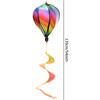 Hot Air Balloon Wind Spinner Rainbow Hanging Wind Twister Outdoor Windmill Garden Yard Home Festival Celebration Balloon