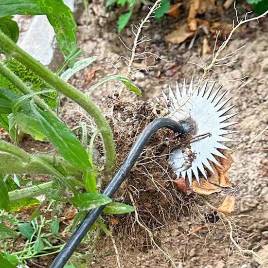 Weeding Artifact Uprooting Garden Weeder Tool with Non-Slip Handle Sharp Tines Design High Strength Hand Weeder Garden Tool