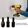 3Pcs Electric Drill Bits Lightweight 3D Printed Black Matte Finish Multi-Size Electric Drill Accessories DIY Tools