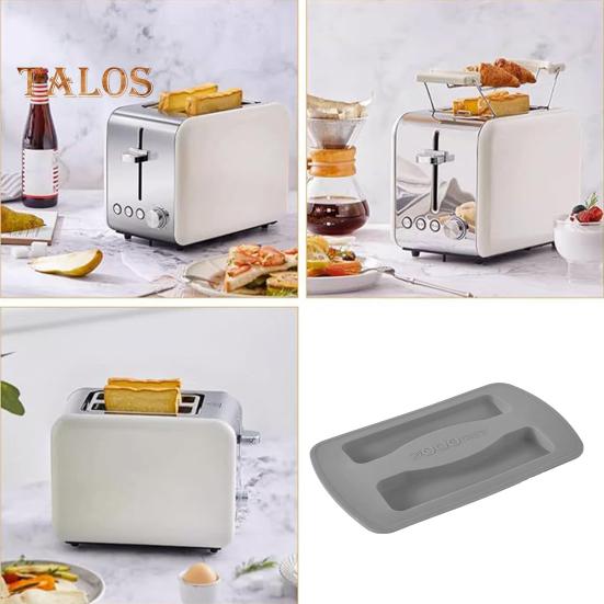 2 Pcs Silicone Toaster Covers Bread Machine Cover Washable Lid Kitchen Appliance Covers for 2-Slice Toaster Dust Protection Easy Handling