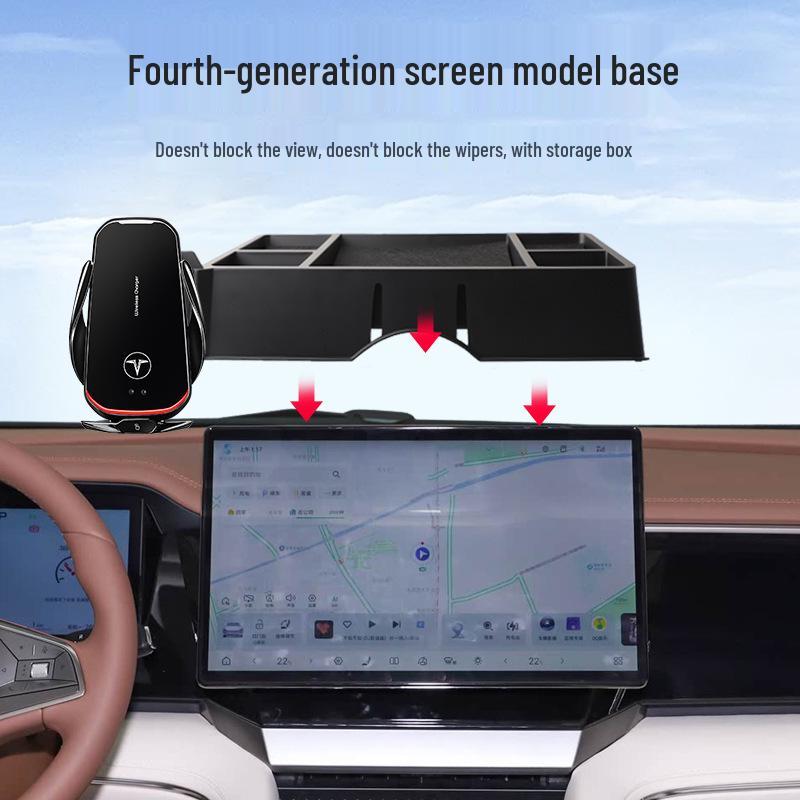 2025 BYD Xia Spezial Auto Bildschirms Handyhalterung mit Navigations-Upgrade und Aufbewahrungsbox