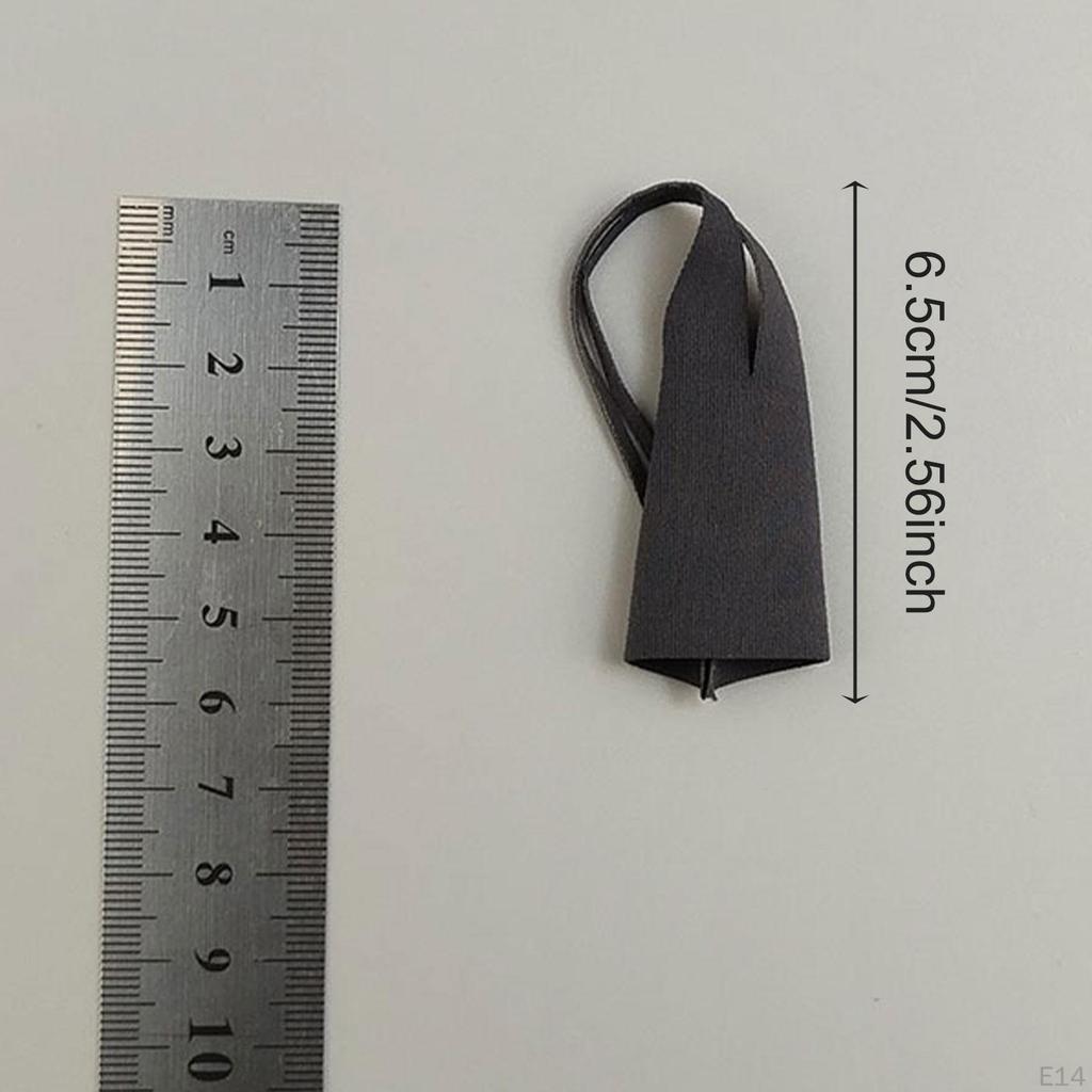 1/12 Dress Sleeveless Stylish Cosplay Retro Neck Tie Mini Short for 6'' Action Figures,