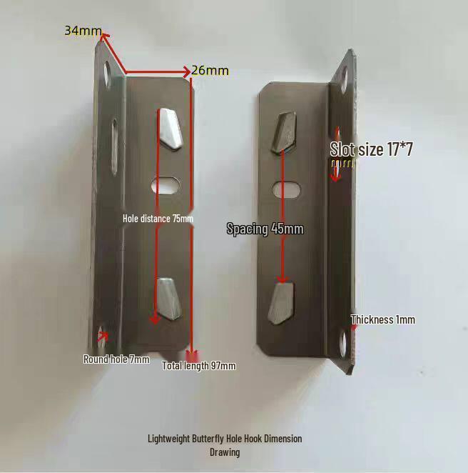 

Light Duty Shelving Beam Card & Butterfly Hole Hook Accessories