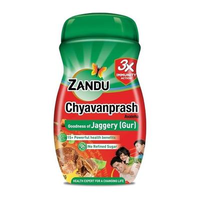 Chyawanprash- 900g | Hergestellt mit Jaggery (Gur), Verbessert die Atemwegs- und Verdauungsgesundheit | 2-fache Immunität
