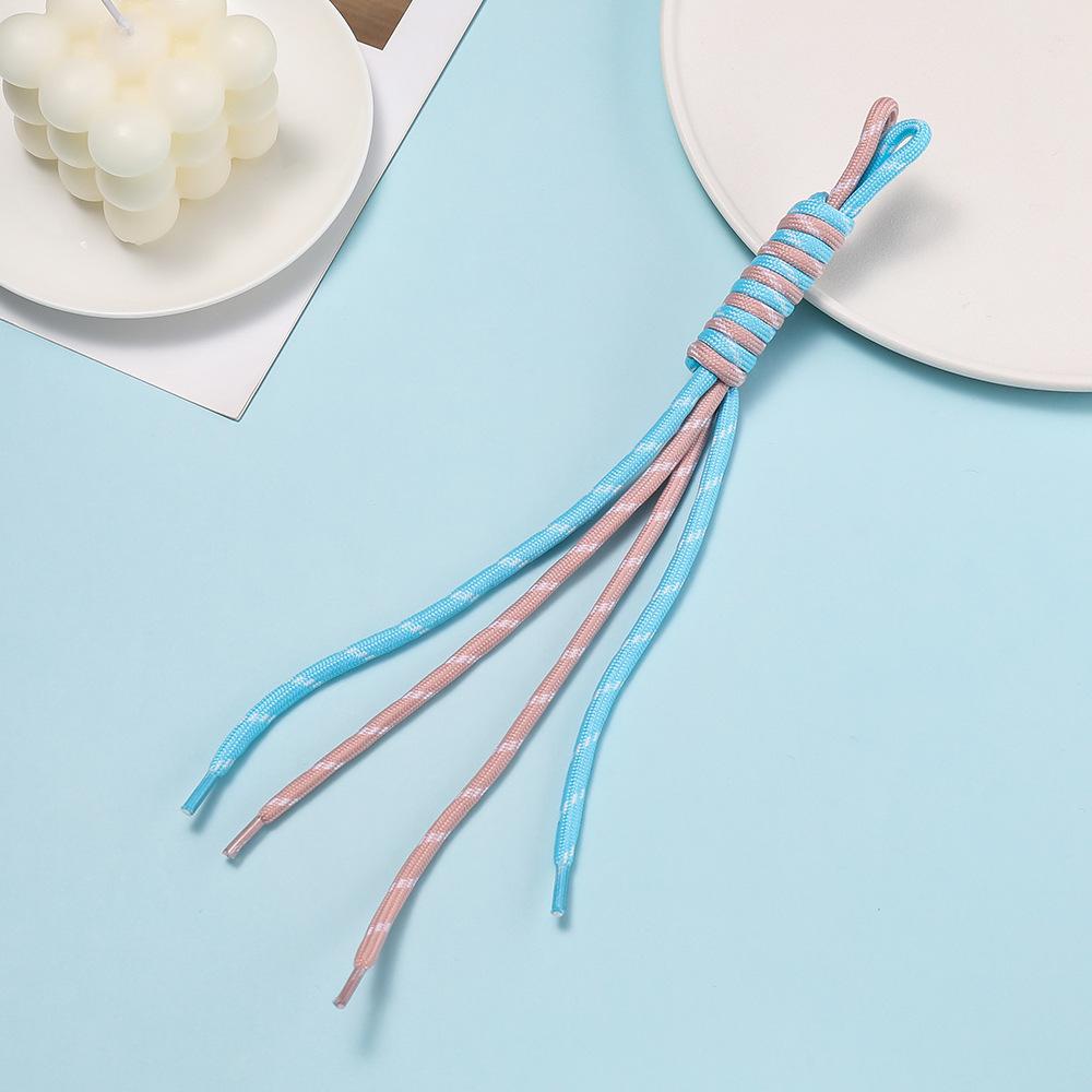Colorful Nylon Woven Pendant Rope Charms for Large Hole Beads Make Chain Pendant Jewelry Accessories