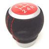 5 Speed Gear Shift Knob Alcantara For Subaru Forester Impreza WRX STI 2009-