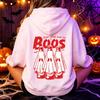 Just Here for The Boos Hoodies Men Funny Ghost Beer Sweatshirts Halloween Graphic Hoode Hoodies Unisex Holiday Party Tops Gifts