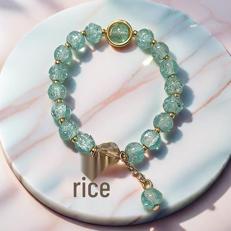Daisy Popcorn Beaded Bracelet: Elegant Women's Hand Jewelry