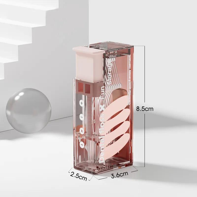 Automatic Dental Floss Box Portable Automatic Rebound High-End Dental Floss Stick Intelligent Storage Box For Picking YLE451