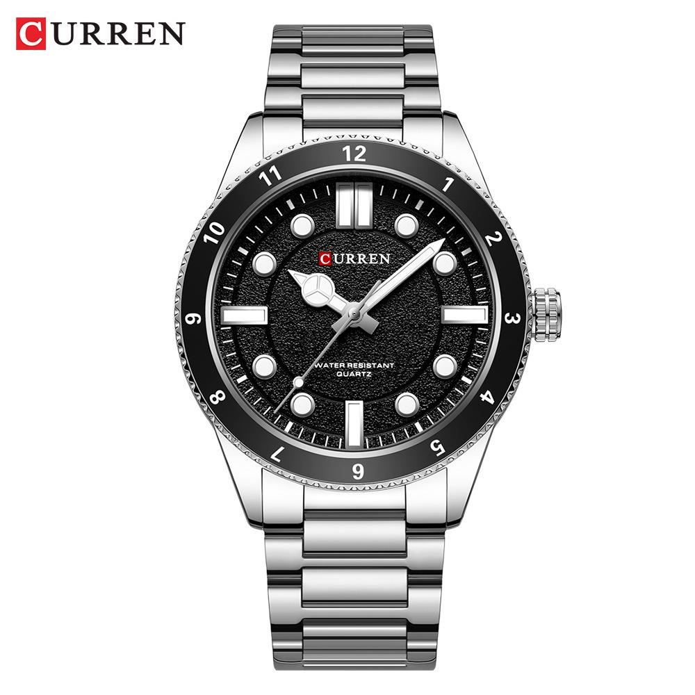 CURREN 8450 Men s Waterproof Steel Band Business Quartz Wristwatch
