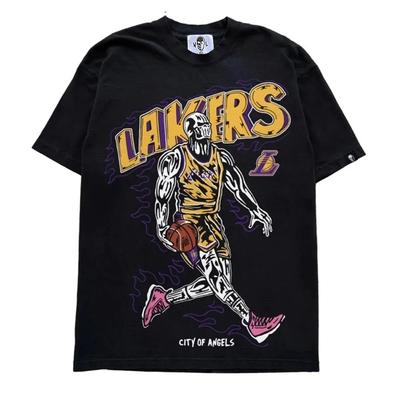 Camisetas WL Clásicas de Verano 2024 Streetwear Anime Casual Harajuku Camisetas de Algodón Puro Ropa Estampada Tops de Manga Corta Camisetas