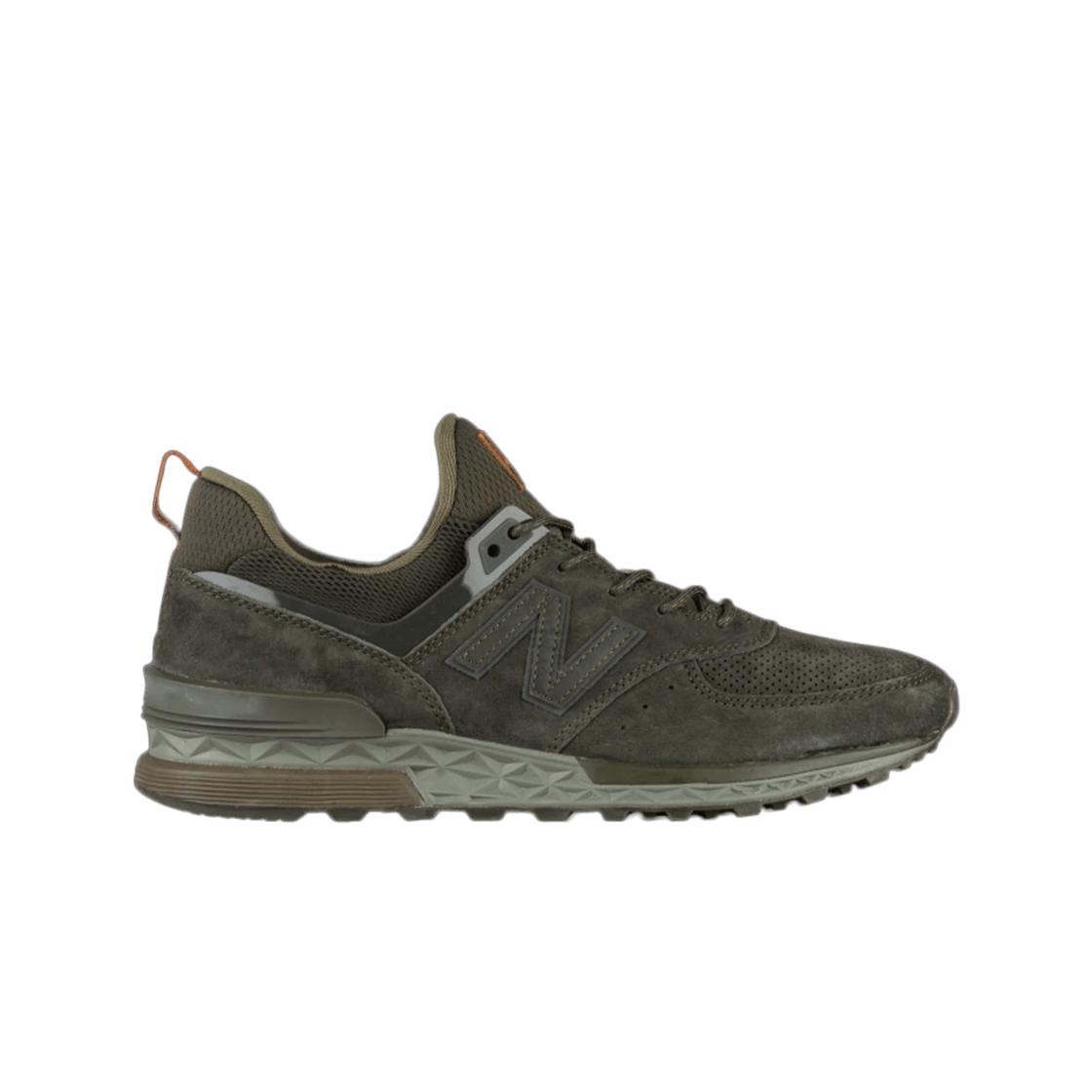 

New Balance 574 Sport Suede Olive MS574CA Мужские кроссовки