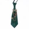 Polyester JK Collar Pin No Tie Needed Neck Ornament Fashion Chain Neck Accessory  Shirt Match