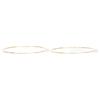 MARIHA [Beautiful Condition] K18 Wish Hoop earring Yellow GoldUsed