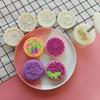 200g Mooncake Mold Hand Press Mooncake Stamps Plastic Pastry Moon Cake Gadgets