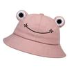 Cute Frog Bucket Hats Women Bucket Hat Women Summer Outdoor Sun Fishing Cap Cotton Wild Panama Hats