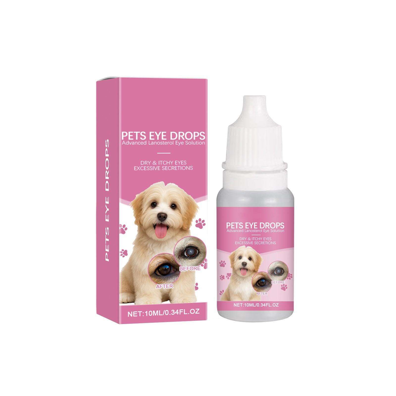 

Капли для глаз для питомцев: Очищающие и ухаживающие капли для кошек и собак от слезных пятен и выделений. Универсальный для домашних кошек и собак 10 мл One Size