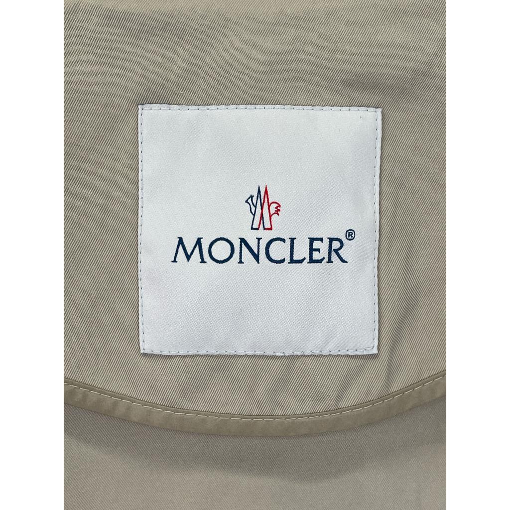 MONCLER Beige NACRE soutien collar coat coat O beigeUsed