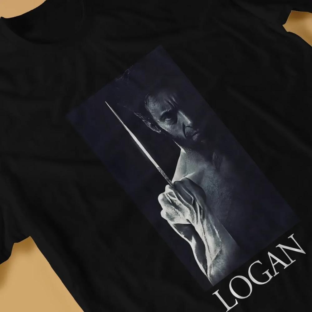 Humor Logan T-Shirt Round Neck T Shirt Deadpool And Wolverine Short Sleeve Tee Shirt Birthday Gift Clothing