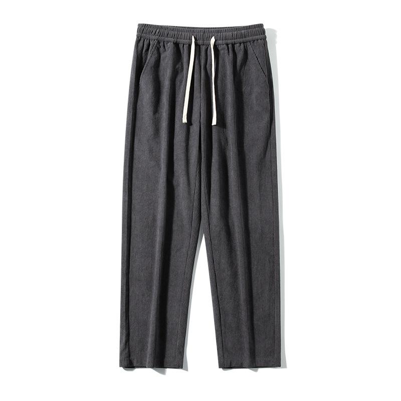 Pants Men's Spring and Autumn New Men's Corduroy Pants Casual Pants Loose Straight Floor Mopping Pants Long Pants Big Goods Main Push