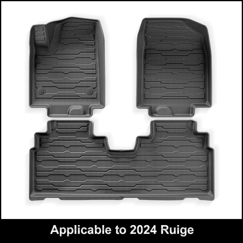 Eco-Friendly TPE Floor Mats and Seat Back Mats for 2024 Cadillac Lyriq