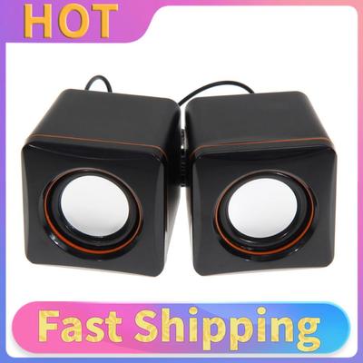 USB Wired Computer Speaker Desktop Speaker Sound Box Mini Subwoofer Loudspeaker for Computers Laptops Desktop