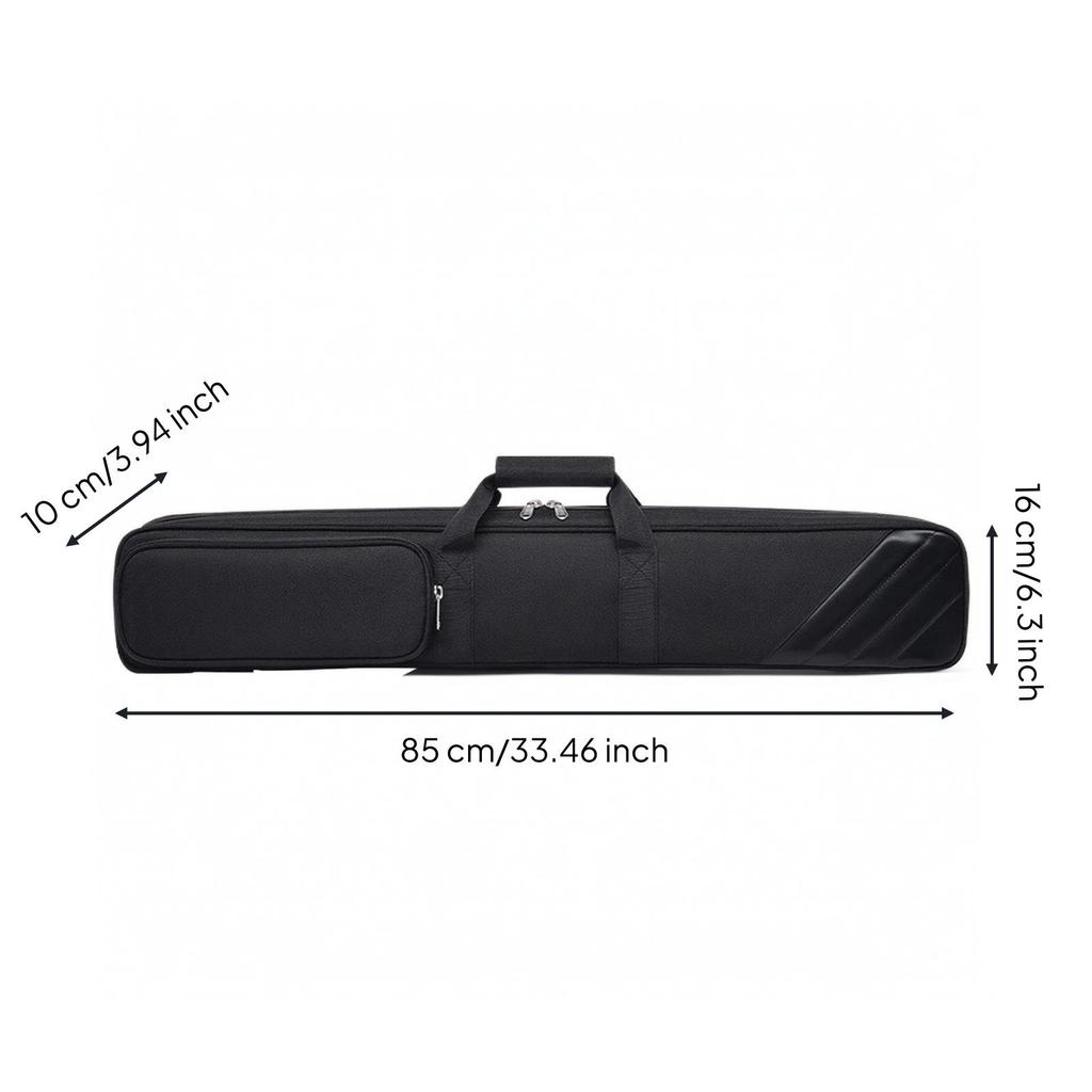 Billiard Cue Case Soft with Pocket Sturdy for Travel, Practice Sessions