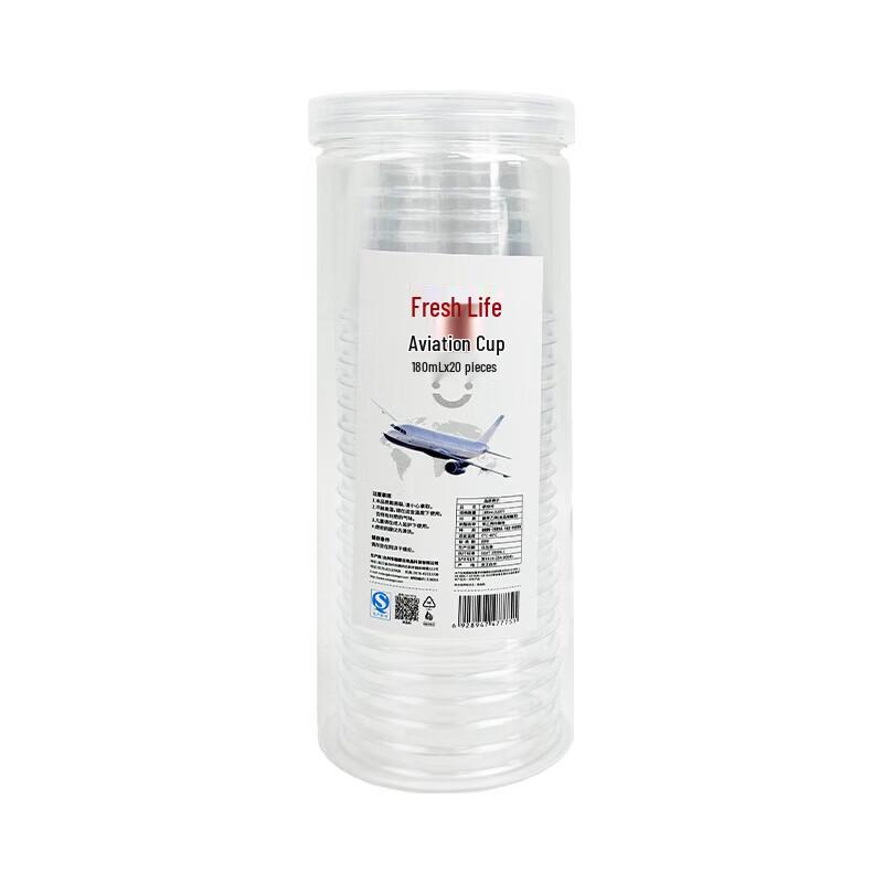 Fresh Life 180mL Disposable Plastic Cups (20-pack)