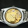 BRUKT SEIKO 5 AUTOMATISK JAPAN HERRE KLOKKE SJELDEN GYLDEN URVERK 575a-a304886-9 SKU575a-a304886