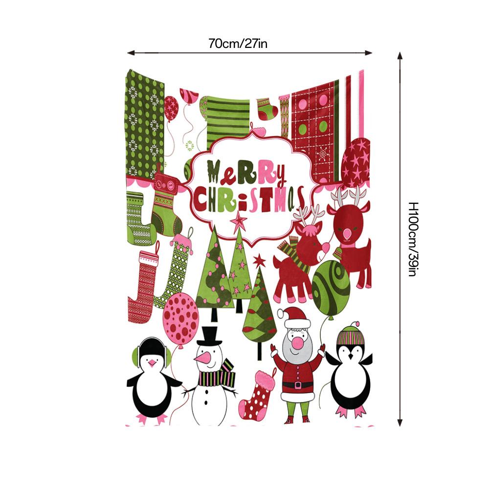 Festive Christmas Throw Blanket Cozy Reindeer Snowman Holiday Flannel Blanket Soft Warm Decorative Gift Home Decor