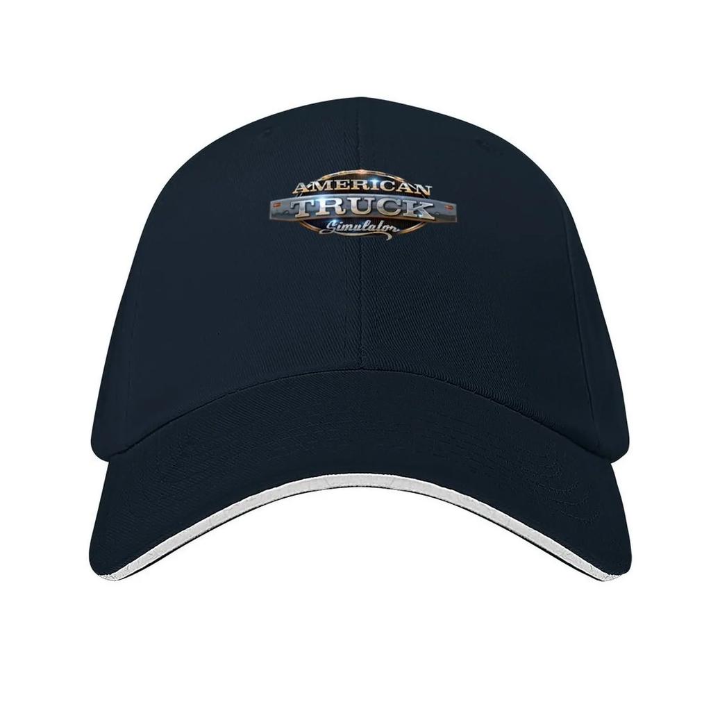 American Truck Simulator Logo Classic TShirt Baseball Cap sun hat Fashion Beach party Hat Gentleman Hat Hats Woman Mens