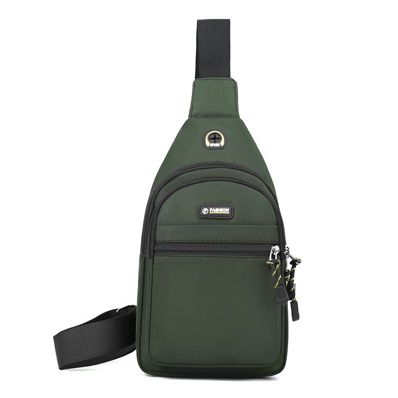 Men's breast bag, casual shoulder bag, light travel sports chest bag, versatile trend fashion men's crossbody small backpack