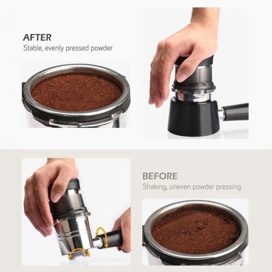 Kaffe Tamper Base Espresso Tamper Erstatningsbase med Ergonomisk Håndtak Espresso Pressverktøy for Ninja Espresso ES601