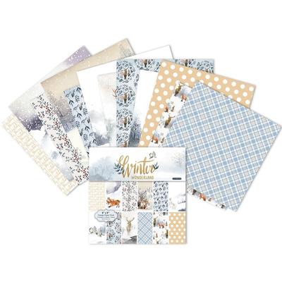 24 Sheets Animal Craft Paper Pads Cutting Dies Art Background Origami Scrapbooking Card Making