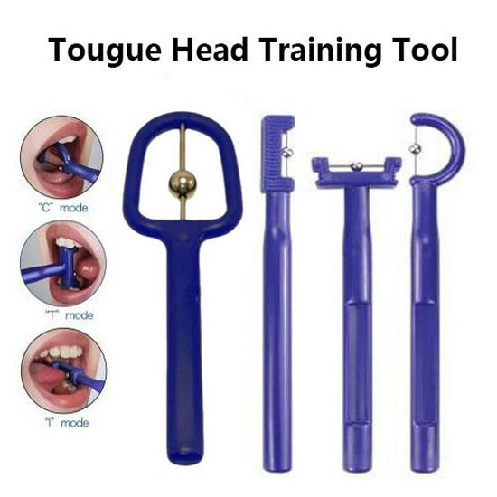 Oral Language Muscle Trainer: Cross-Tongue Tip Tool for Stammering and Speech Clarity