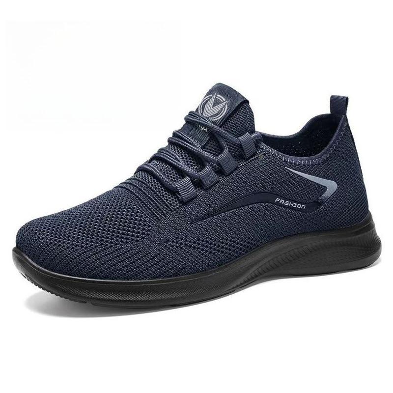 Men's Breathable PU Casual Running Sports Shoes, Popular Spring Footwear.
