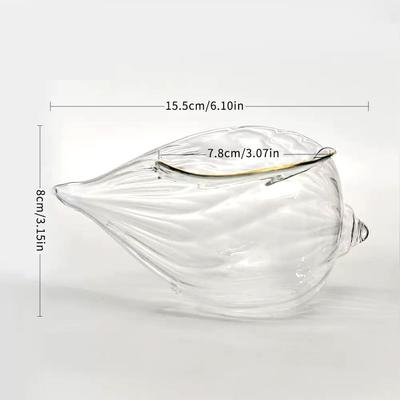 Conch Shaped Cocktail Glasses Cups Personalized Cocktail Glass Cup Shell Cup Atmospheric Wine Glass Premium Glass Cups