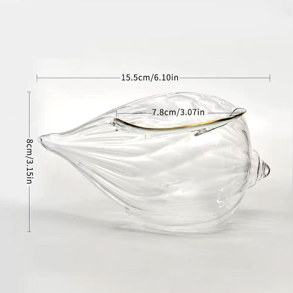 

Келихи для коктейлів у формі мушлі Чашки Персоналізована склянка для коктейлю Чашка-мушля Атмосферний келих для вина Преміальні скляні келихи 301-400ml