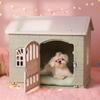 Foldable Pet Dog Cage Outdoor Pet House Weatherproof Dog Kennel Cat Nest Tent Shelter For Dog Cat Security Guard Easy to Install