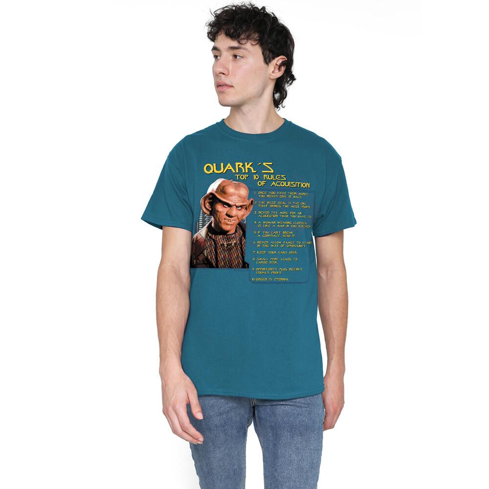 Star Trek Quarks Rules T-Shirt S-3XL Slate S