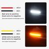 2Pcs Car Rearview Mirror Indicator Lamp DRL Streamer Strip Flowing Turn Signal Lamp Auto Headlight Strip Car Lighting 12V