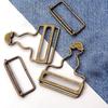 5 Sets Overalls Buckles Metal Suspender Replacement with Adjustable Slide Buckle for Jeans Suspender  Pants DIY Sewing Supplies
