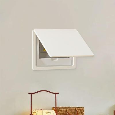 Breaker Box Cover for Wall-Mounted Electrical Panel Made of Composite PVC Designed To Protect And
