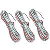 3pcs 32.8ft 3?Pin Extension Cable Pure Copper Core 22# Connection Cord Wire for LED Strip Light