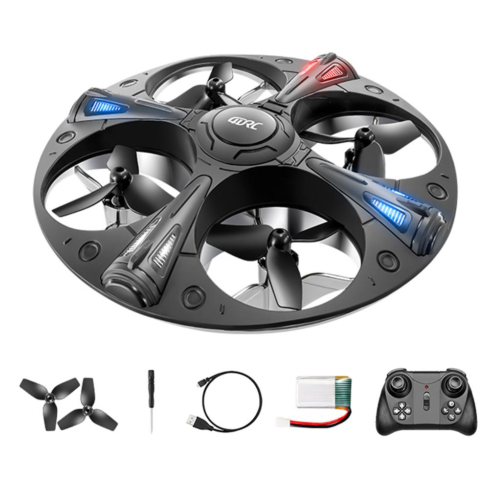 

4DRC 4D-V43 Cool Light UFO Aircraft Remote Control Children Flying Saucer Toy, 1 Battery Type A