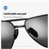 aoron Polarisierte Sonnenbrille Modische Herren-Farbwechselnde Krötenbrille Nachtsicht Fahrsonnenbrille