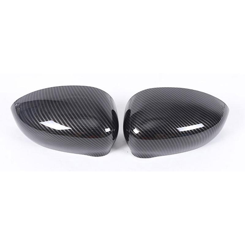 For Fiat 500 rearview mirror cover, car side rearview mirror protective case, decorative cover, ABS (change version) 2016 -2023