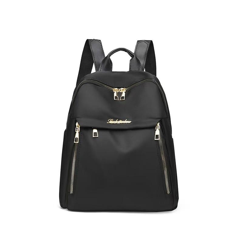 Letter Stylish Oxford Fabric Backpack For Women With Water Resistant Design And Spacious Interior For Travel