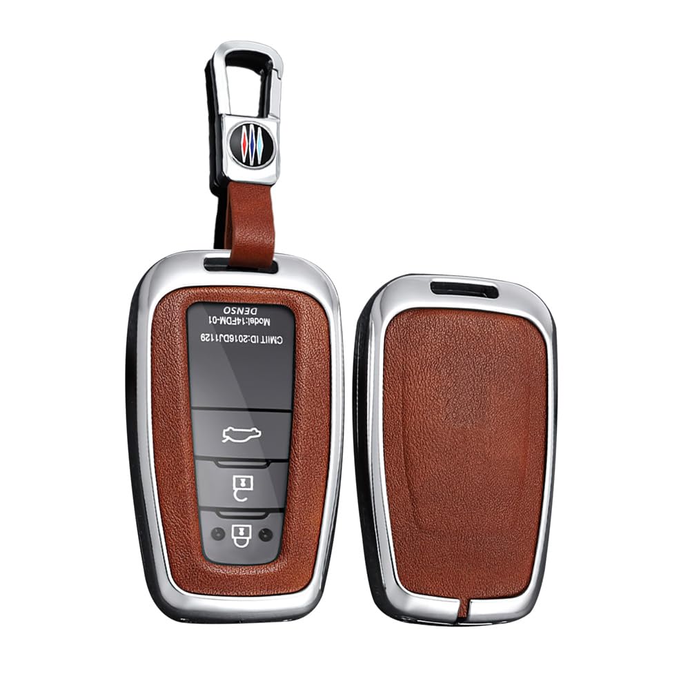 

[TECART] Toyota Key Case, Key Cover, Key Holder, Toyota Smart Key Case, Compatible with
